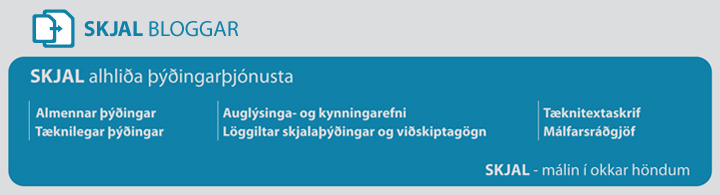 Skjal þýðingastofa - Hausmynd